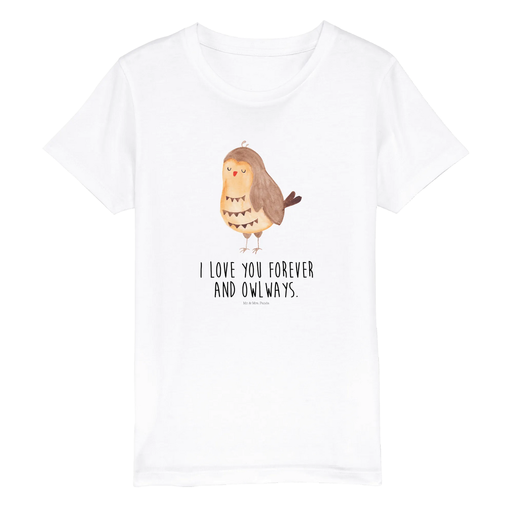 Organic Kinder T-Shirt Eule Zufrieden Kinder T-Shirt, Kinder T-Shirt Mädchen, Kinder T-Shirt Jungen, Eule, Eule Spruch, Eule deko, Owl, Liebe Spruch, Romantisch, Wortspiel lustig, Spruch schön, Geschenk Hochzeitstag