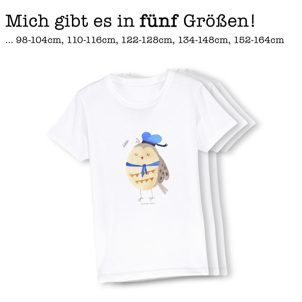 Organic Kinder T-Shirt Eule Matrose Kinder T-Shirt Mädchen, Kinder T-Shirt Jungen, Kinder T-Shirt, Eule, Wortspiel lustig, Eule Spruch, Eule Deko, Ehe, Seefahrer, Matrose, Owl, Freundin, Hochzeitstag Geschenk, Heimathafen