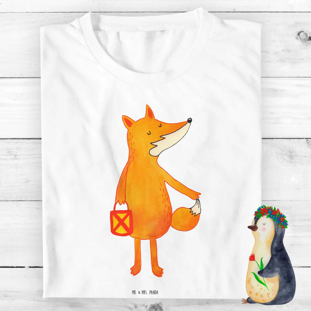 Organiczna koszulka dziecięca lis latarnia Kinder T-Shirt Mädchen, Kinder T-Shirt Jungen, Kinder T-Shirt, Fuchs, Füchse, Laternenumzug, Liebeskummer Spruch, Aufmuntern, Spruch Trösten, Laterne, Cäsar Otto Hugo Flaischlen, Sankt Martin