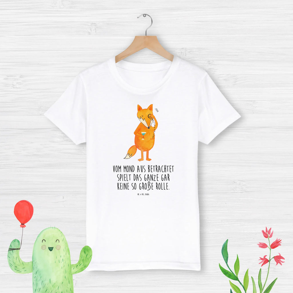 Organiczna koszulka dziecięca lis Pan Kinder T-Shirt Mädchen, Kinder T-Shirt, Kinder T-Shirt Jungen, Fuchs, Motivation Spruch, Spruch Lustig, Füchse, Liebeskummer Geschenk, Tröstende Worte, Problemlösung