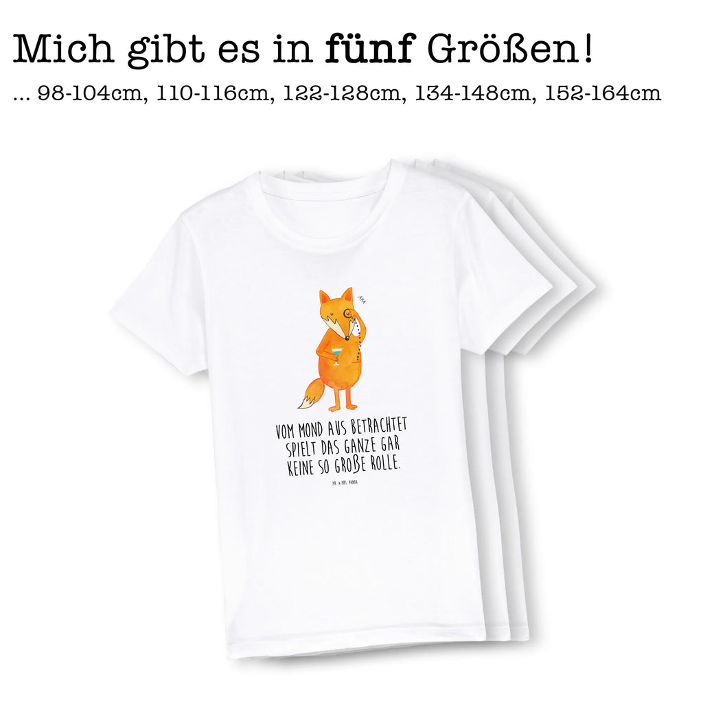 Organiczna koszulka dziecięca lis Pan Kinder T-Shirt Mädchen, Kinder T-Shirt, Kinder T-Shirt Jungen, Fuchs, Motivation Spruch, Spruch Lustig, Füchse, Liebeskummer Geschenk, Tröstende Worte, Problemlösung