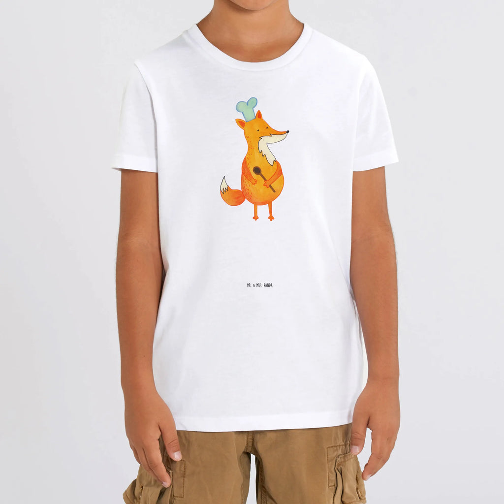 Organiczna koszulka dziecięca lis kucharz Kinder T-Shirt Mädchen, Kinder T-Shirt, Kinder T-Shirt Jungen, Fuchs, Füchse, Koch Geschenk, Bäcker, Party Spruch, Köche, Spruch Lustig, Küche Spruch, Küche Deko, Witzig