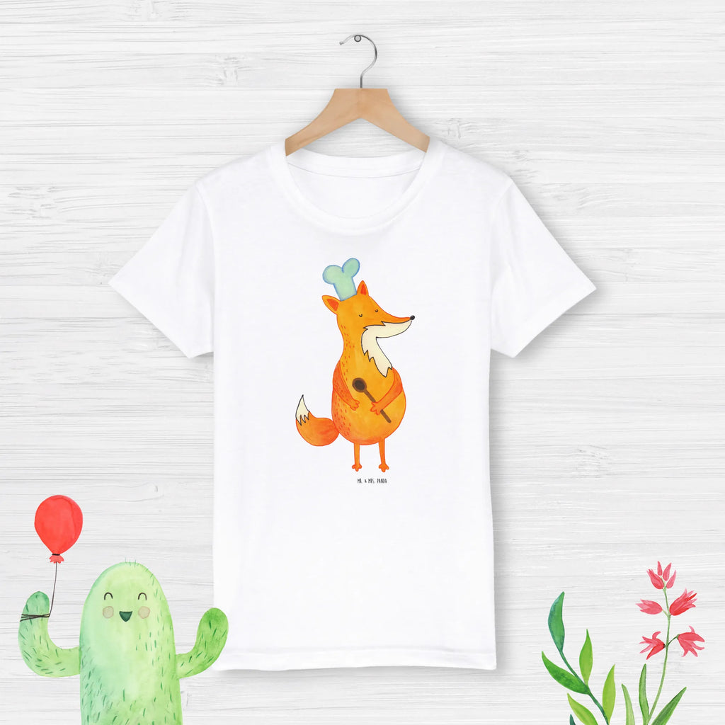 Organiczna koszulka dziecięca lis kucharz Kinder T-Shirt Mädchen, Kinder T-Shirt, Kinder T-Shirt Jungen, Fuchs, Füchse, Koch Geschenk, Bäcker, Party Spruch, Köche, Spruch Lustig, Küche Spruch, Küche Deko, Witzig