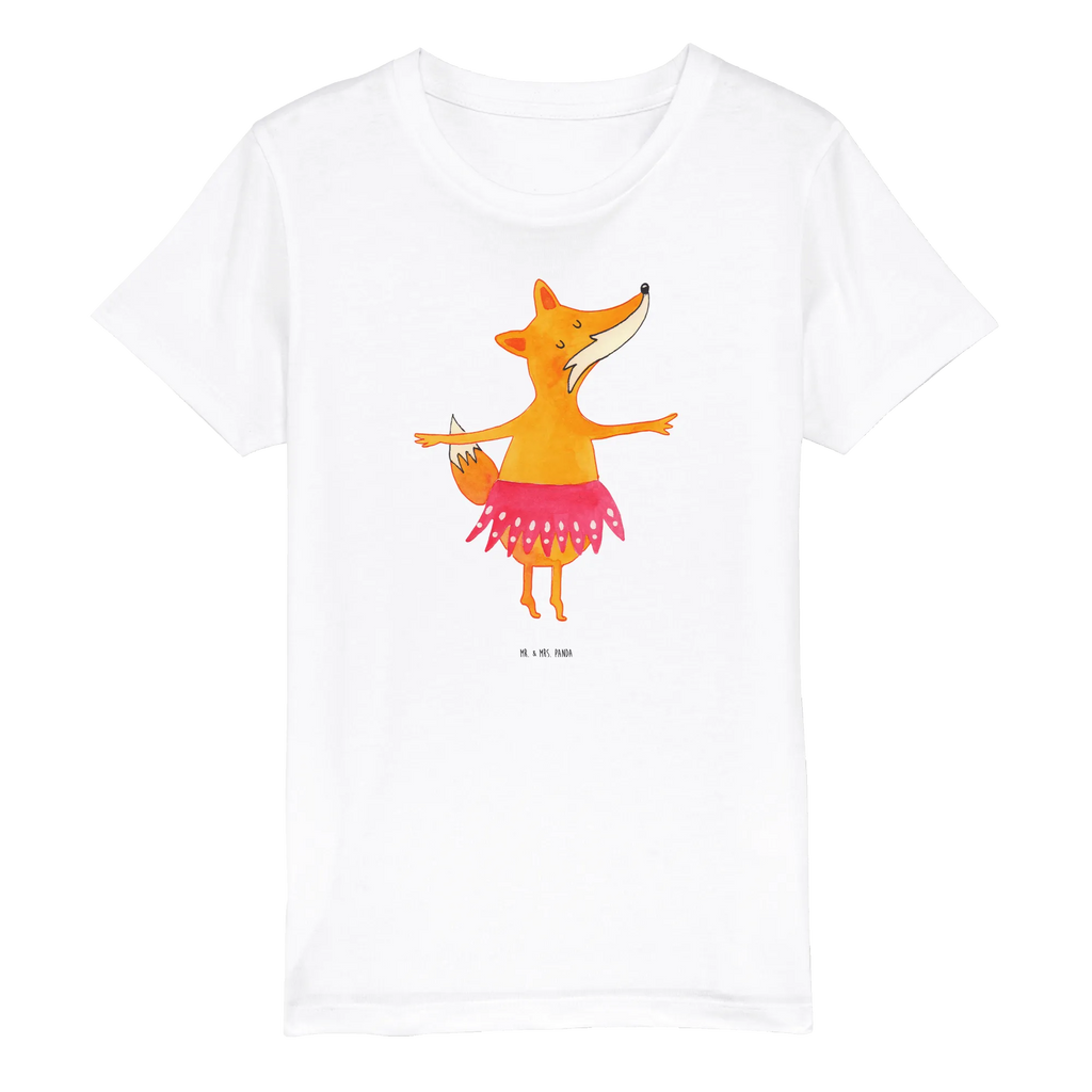 Organiczna koszulka dziecięca Lis baletnica Kinder T-Shirt Mädchen, Kinder T-Shirt Jungen, Kinder T-Shirt, Fuchs, Füchse, Ballett, Tänzerin, Füchsin, Ballerina, Geburtstag, Party, Tanzen, Fuchs Spruch, Einladung