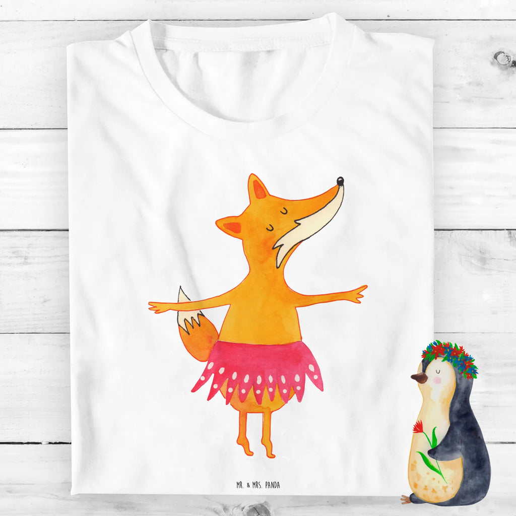 Organiczna koszulka dziecięca Lis baletnica Kinder T-Shirt Mädchen, Kinder T-Shirt Jungen, Kinder T-Shirt, Fuchs, Füchse, Ballett, Tänzerin, Füchsin, Ballerina, Geburtstag, Party, Tanzen, Fuchs Spruch, Einladung