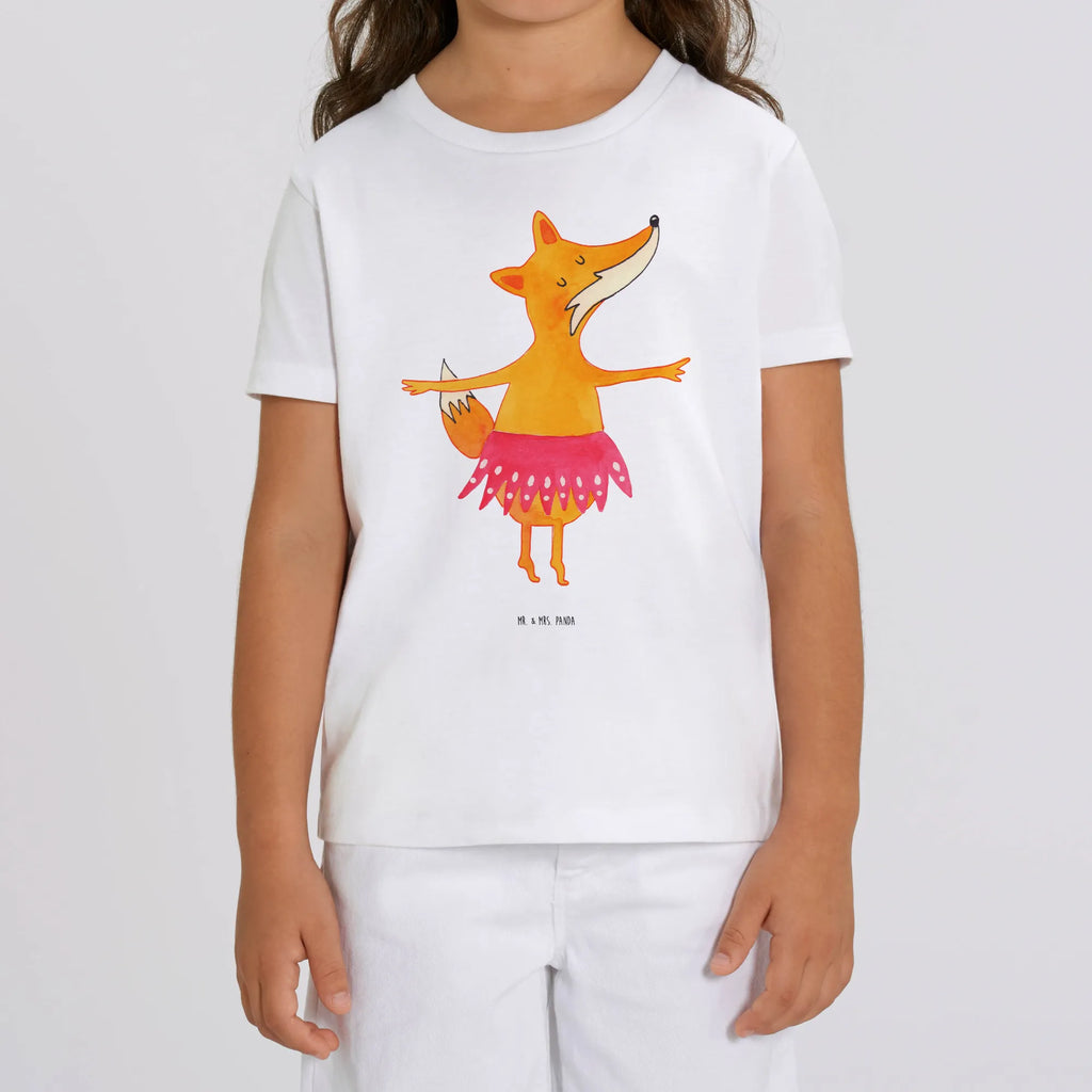 Organiczna koszulka dziecięca Lis baletnica Kinder T-Shirt Mädchen, Kinder T-Shirt Jungen, Kinder T-Shirt, Fuchs, Füchse, Ballett, Tänzerin, Füchsin, Ballerina, Geburtstag, Party, Tanzen, Fuchs Spruch, Einladung