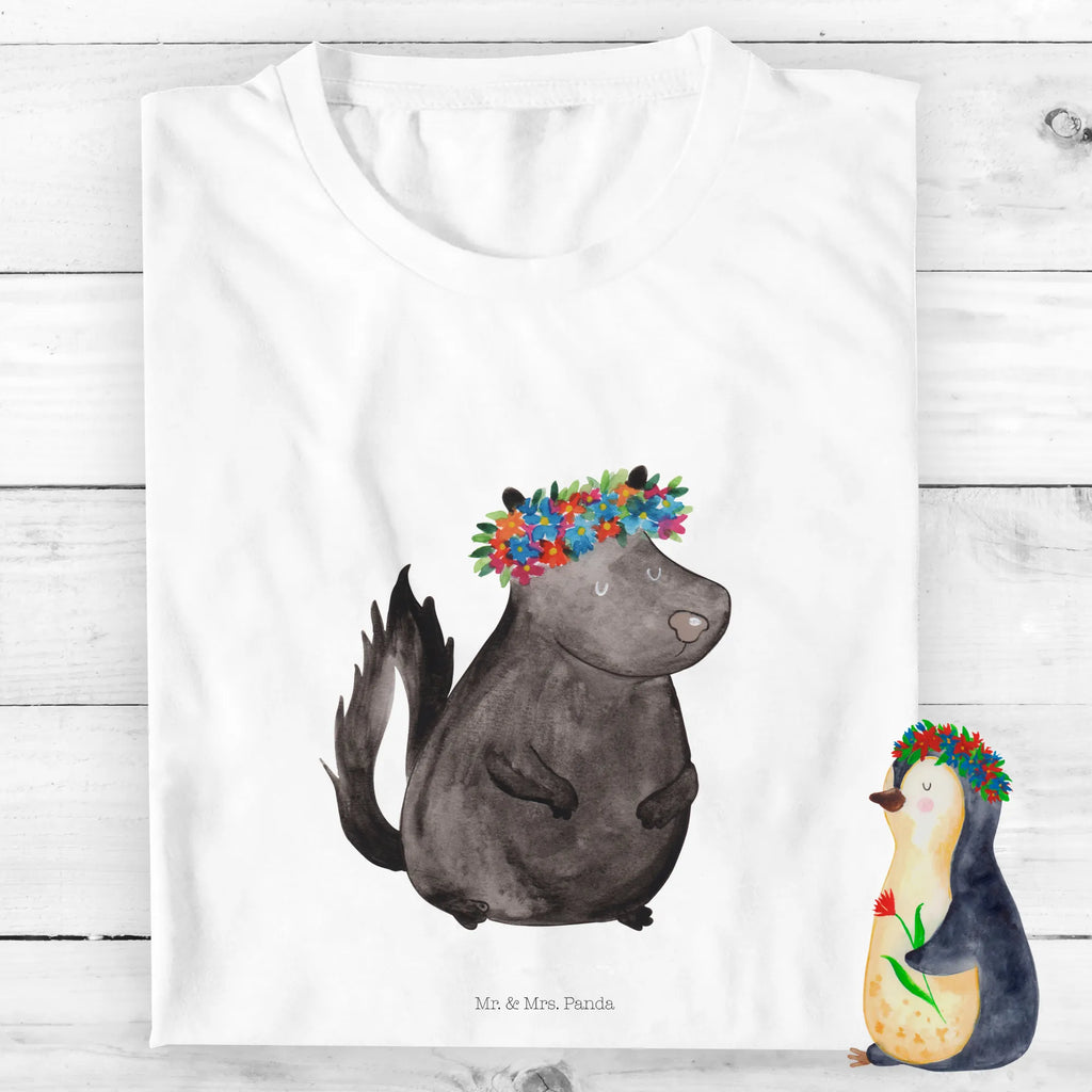 Organiczna koszulka dziecięca skunks dziewczynka Kinder T-Shirt Mädchen, Kinder T-Shirt Jungen, Kinder T-Shirt, Stinktier, Skunk, Stinki, Wildtier, Raubtier, Namaste, Yoga, Stinker