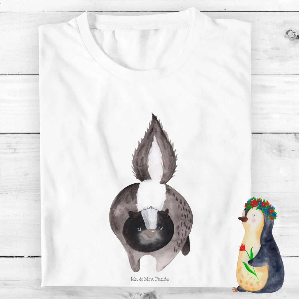 Organiczna koszulka dziecięca skunks atak Kinder T-Shirt Mädchen, Kinder T-Shirt Jungen, Kinder T-Shirt, Stinktier, Skunk, Stinki, Raubtier, Stinker, Wildtier, wütend, Drohung