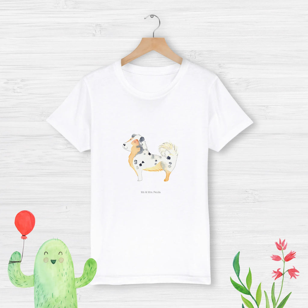 Organiczna koszulka dziecięca Pies Owczarek australijski Kinder T-Shirt Mädchen, Kinder T-Shirt Jungen, Kinder T-Shirt, Tierliebhaber, Haustier, Hundemotiv, Hundebesitzer, Sprüche, Hunderasse, Hund, Australien Shepherd, Hundeliebe, Familienhund, Spruch, Shepherd