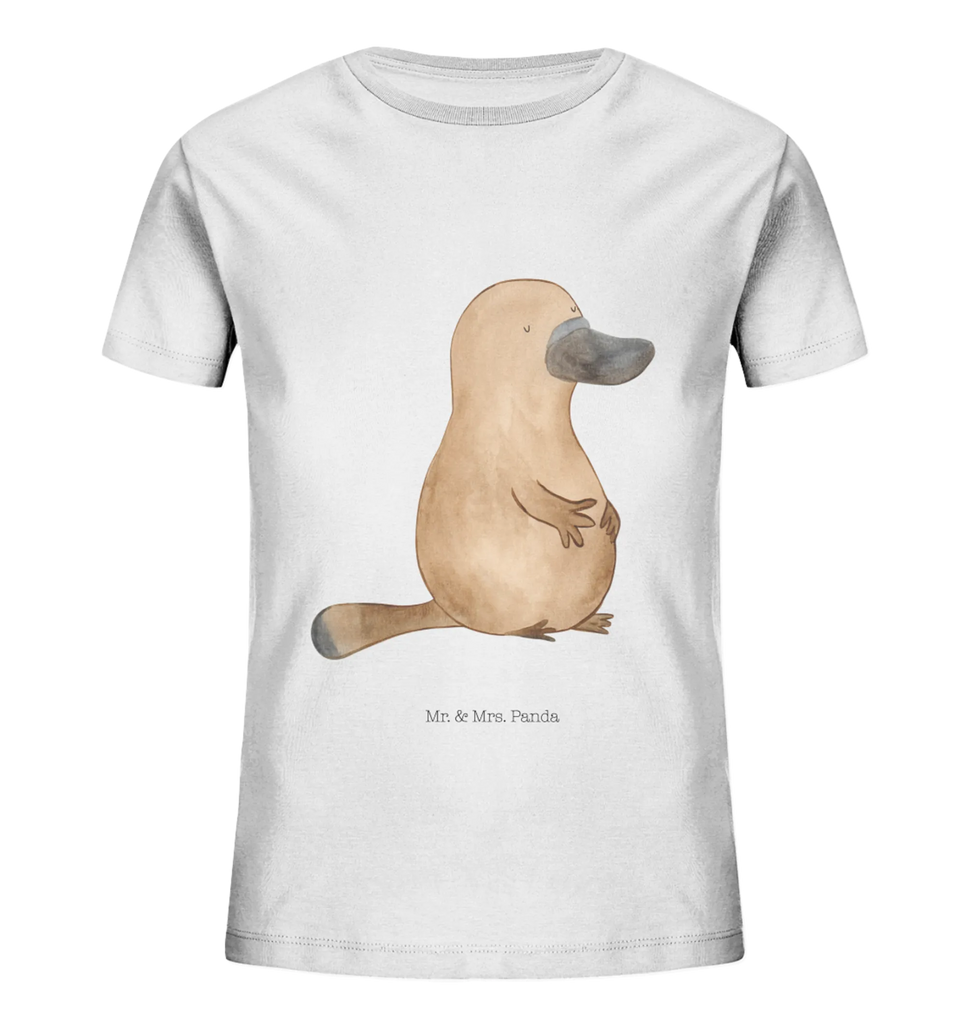 Organiczna koszulka dziecięca dziobak Odwaga Kinder T-Shirt Mädchen, Kinder T-Shirt Jungen, Kinder T-Shirt, Urlaub, Meerestiere, Meer, Motivation, Raodtrip, Neuanfang, Weltreise, Arbeit, mutig, Büro, Schnabeltiere, Neustart, Schnabeltier, Mut, Training, Lebensweisheit