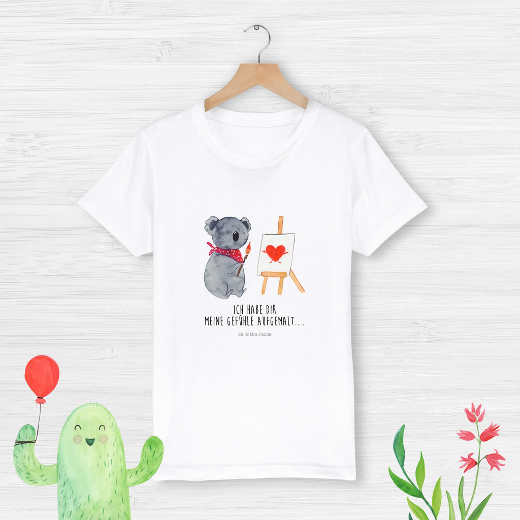 Organiczna koszulka dziecięca koala artysta Koala, niedźwiedź koalowy