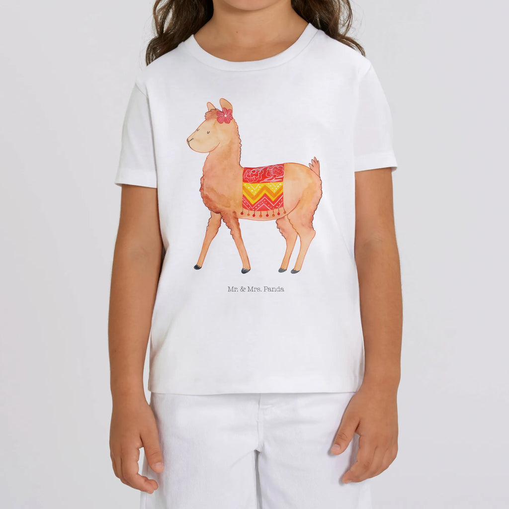 Organiczna koszulka dziecięca alpaka Dumny Kinder T-Shirt, Kinder T-Shirt Jungen, Kinder T-Shirt Mädchen, Alpaka, Lama
