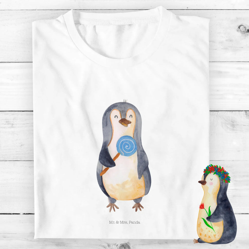Organiczna koszulka dziecięca pingwin lizak Kinder T-Shirt Jungen, Kinder T-Shirt Mädchen, Kinder T-Shirt, Pinguin, Ganove, Rebell, Lolli, Süßigkeiten, Blödsinn, Pinguine, Rabauke, Spruch, Gauner
