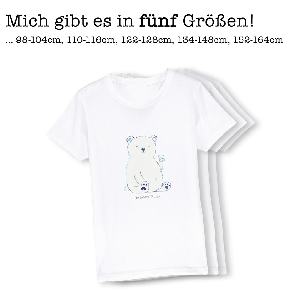 Organic Kinder T-Shirt Eisbär Faul Kinder T-Shirt Mädchen, Kinder T-Shirt, Kinder T-Shirt Jungen, Bär, Teddybär, Teddy, Nordpol, Bürojob, Arbeit, Homeoffice, Arbeitsplatz, Eisbär, Faul, Büro, Entspannen, Relaxen