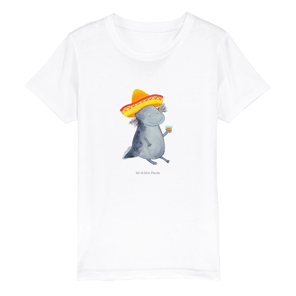 Organic Kids T-Shirt axolotl tequila Kinder T-Shirt Mädchen, Kinder T-Shirt Jungen, Kinder T-Shirt, Axolotl, Molch, Mexico, Lurch, Feuersalamander, Sombrero, Feuerdrache, Spruch, Tequila, Motivation, Axolot, Lurche, Mexiko, Zitrone, Schwanzlurch