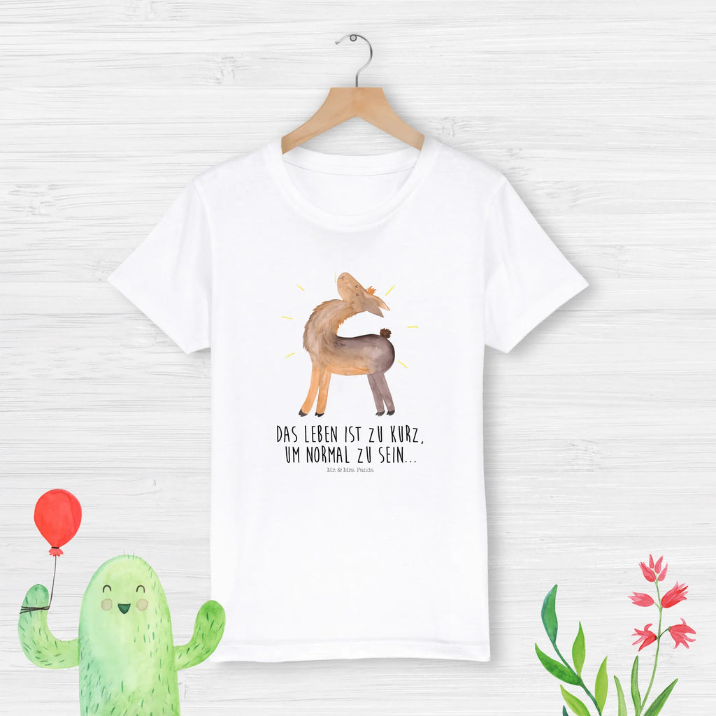 Organiczna koszulka dziecięca lama Dumny Kinder T-Shirt, Kinder T-Shirt Jungen, Kinder T-Shirt Mädchen, Alpaka, Lama, Außenseiter, stolz, Lamas, Kumpel, Hippie, beste Freundin, Anders, Freundin, Familie, Freundinnen, Family, Neustart