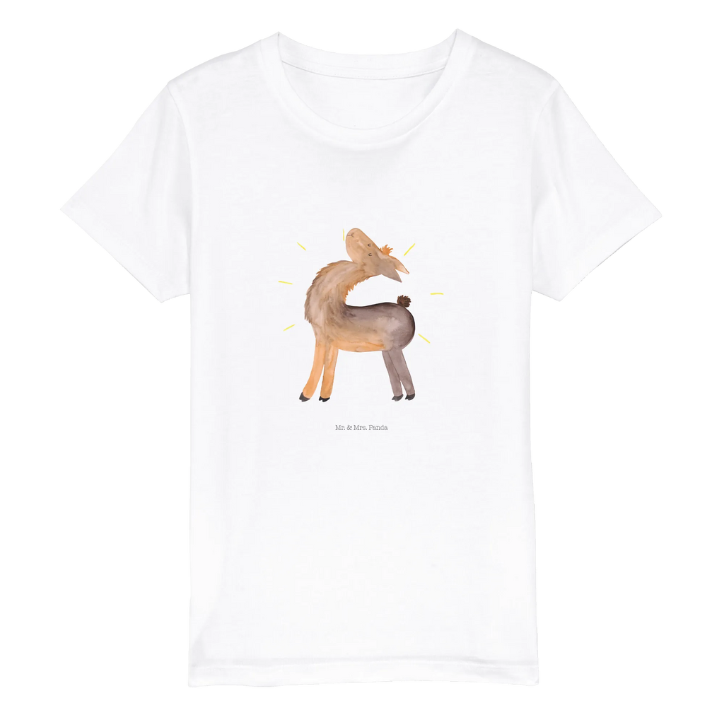 Organiczna koszulka dziecięca lama Dumny Kinder T-Shirt, Kinder T-Shirt Jungen, Kinder T-Shirt Mädchen, Alpaka, Lama, Außenseiter, stolz, Lamas, Kumpel, Hippie, beste Freundin, Anders, Freundin, Familie, Freundinnen, Family, Neustart