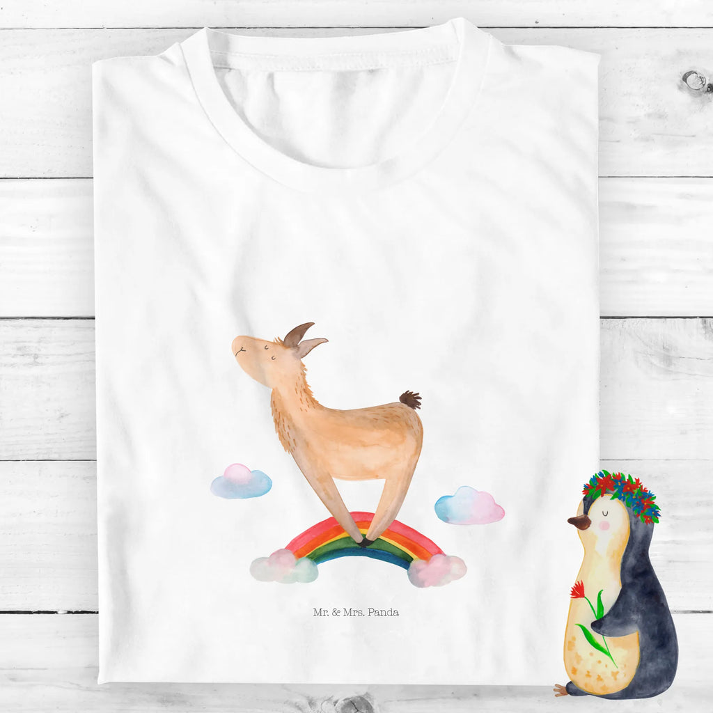 Organiczna koszulka dziecięca lama tęcza Kinder T-Shirt Jungen, Kinder T-Shirt, Kinder T-Shirt Mädchen, Lama, Alpaka, Abi, Hobby, Lamas, Außenseiter, Wolkenland, Freiheit, Selbstständig, Regenbogen, Haters, Schule, Haters Gonna Hate