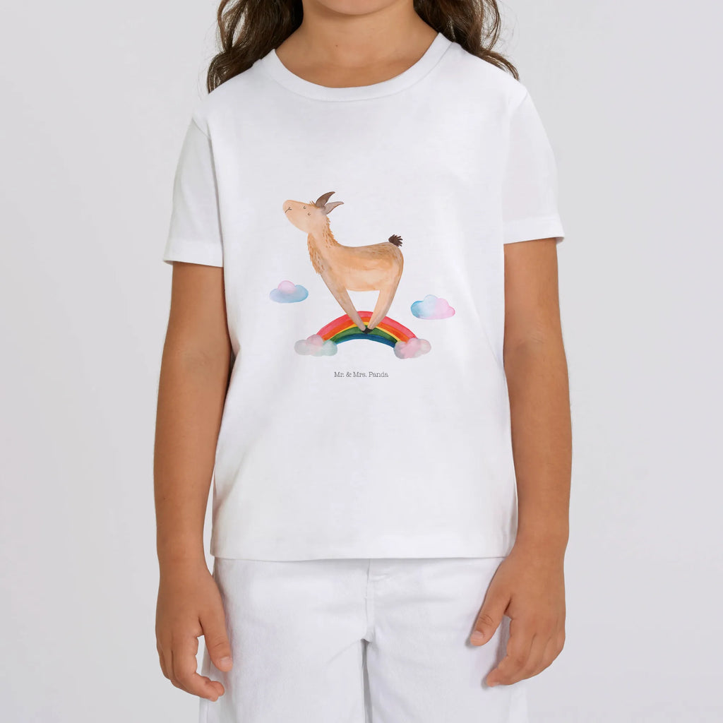 Organiczna koszulka dziecięca lama tęcza Kinder T-Shirt Jungen, Kinder T-Shirt, Kinder T-Shirt Mädchen, Lama, Alpaka, Abi, Hobby, Lamas, Außenseiter, Wolkenland, Freiheit, Selbstständig, Regenbogen, Haters, Schule, Haters Gonna Hate