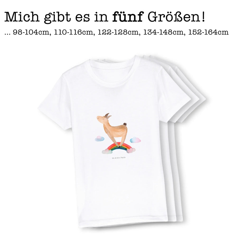 Organiczna koszulka dziecięca lama tęcza Kinder T-Shirt Jungen, Kinder T-Shirt, Kinder T-Shirt Mädchen, Lama, Alpaka, Abi, Hobby, Lamas, Außenseiter, Wolkenland, Freiheit, Selbstständig, Regenbogen, Haters, Schule, Haters Gonna Hate