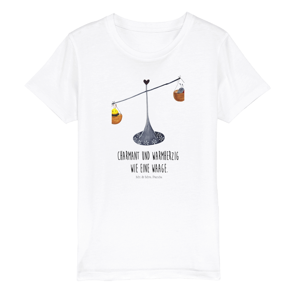 Organic Kinder T-Shirt Sternzeichen Waage