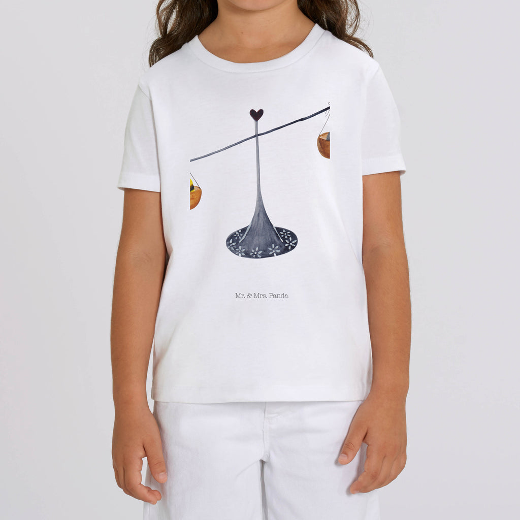 Organic Kinder T-Shirt Sternzeichen Waage