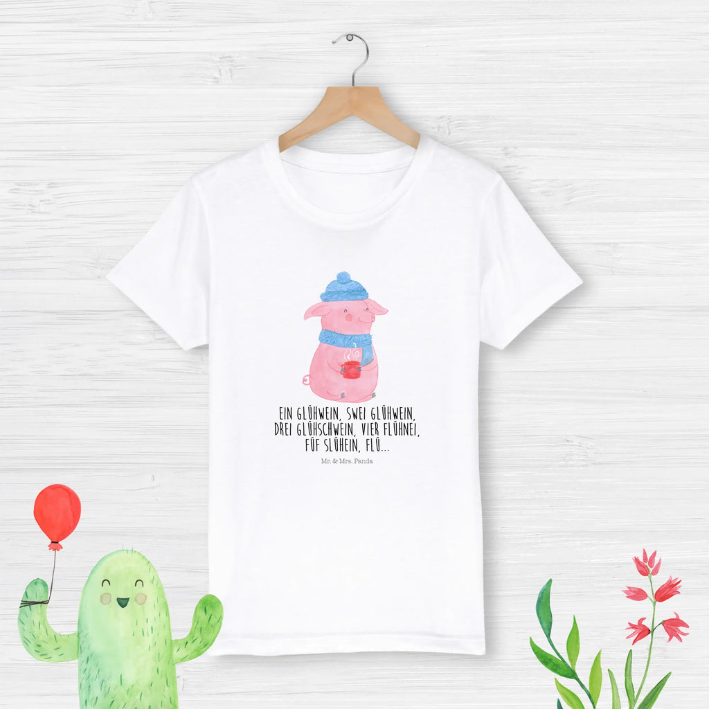 Organic Kids T-Shirt piggy Mulled wine Kinder T-Shirt Jungen, Kinder T-Shirt, Kinder T-Shirt Mädchen, Heiligabend, Advent, Nikolaus, Weihnachtsdeko, Winter, Weihnachten, Wintermotiv, Glühwein, Weihnachtsmarkt, Betrunken, Spruch