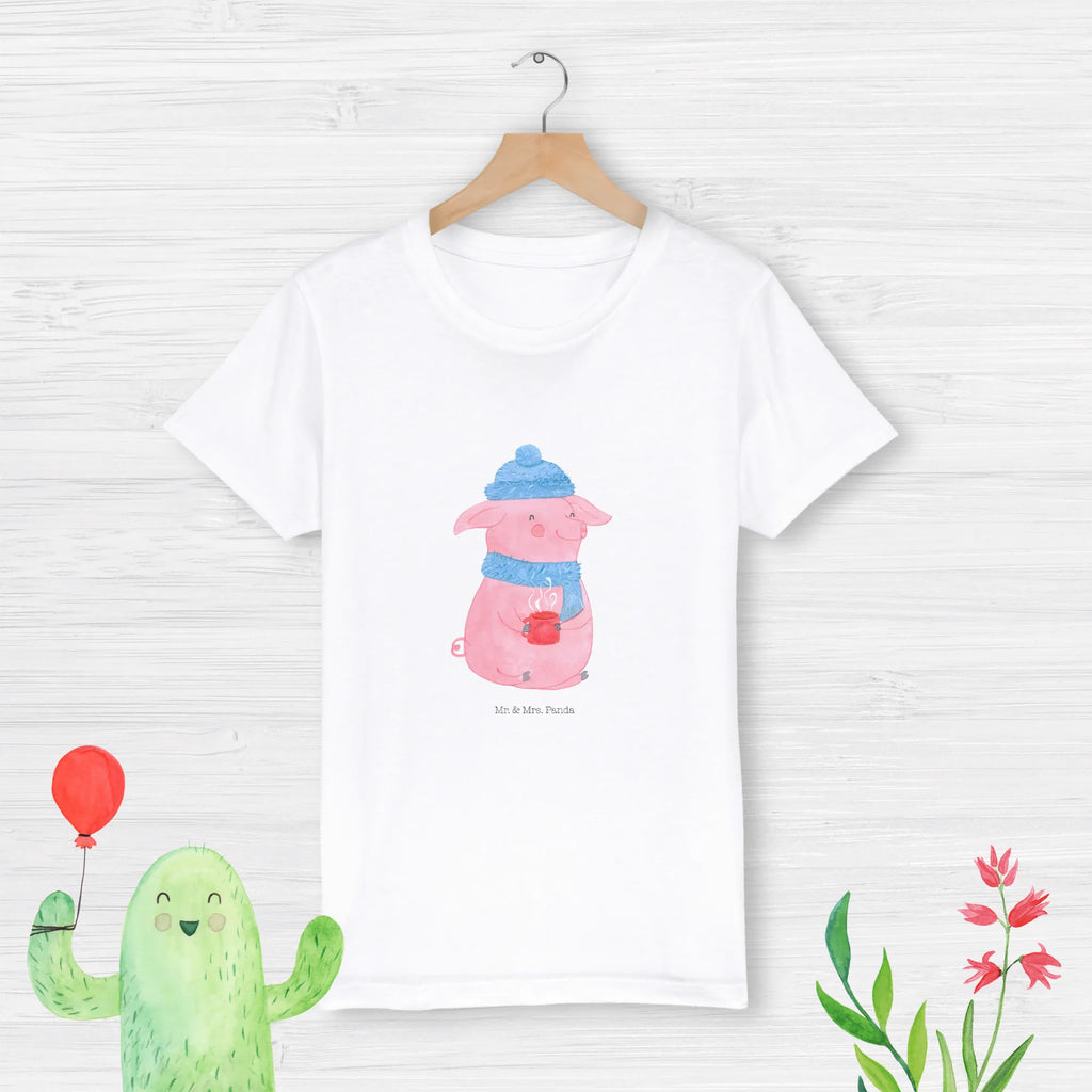Organic Kids T-Shirt piggy Mulled wine Kinder T-Shirt Jungen, Kinder T-Shirt, Kinder T-Shirt Mädchen, Heiligabend, Advent, Nikolaus, Weihnachtsdeko, Winter, Weihnachten, Wintermotiv, Glühwein, Weihnachtsmarkt, Betrunken, Spruch