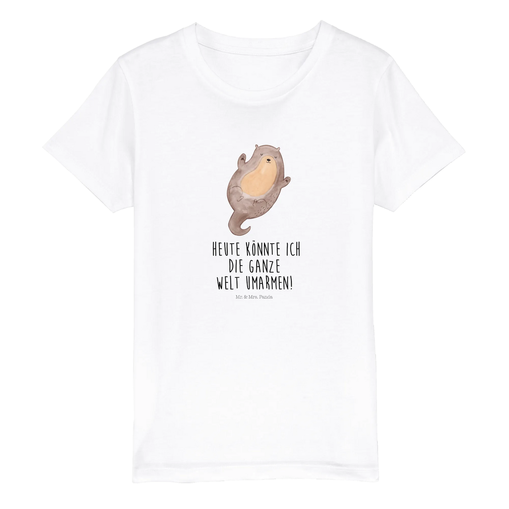 Organiczna koszulka dziecięca wydra Przytulić Kinder T-Shirt, Kinder T-Shirt Jungen, Kinder T-Shirt Mädchen, Otter, Seeotter, Fischotter, Otter Seeotter See Otter