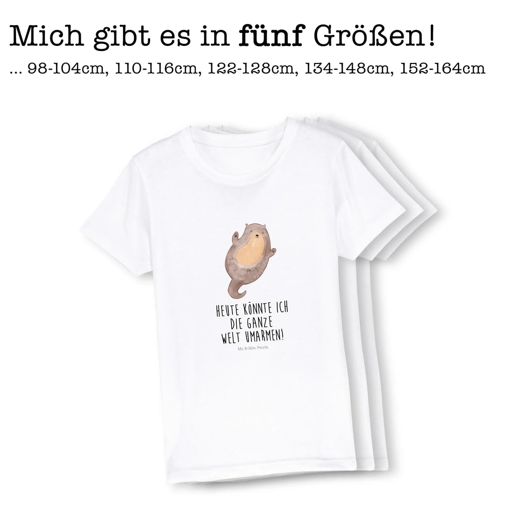 Organiczna koszulka dziecięca wydra Przytulić Kinder T-Shirt, Kinder T-Shirt Jungen, Kinder T-Shirt Mädchen, Otter, Seeotter, Fischotter, Otter Seeotter See Otter