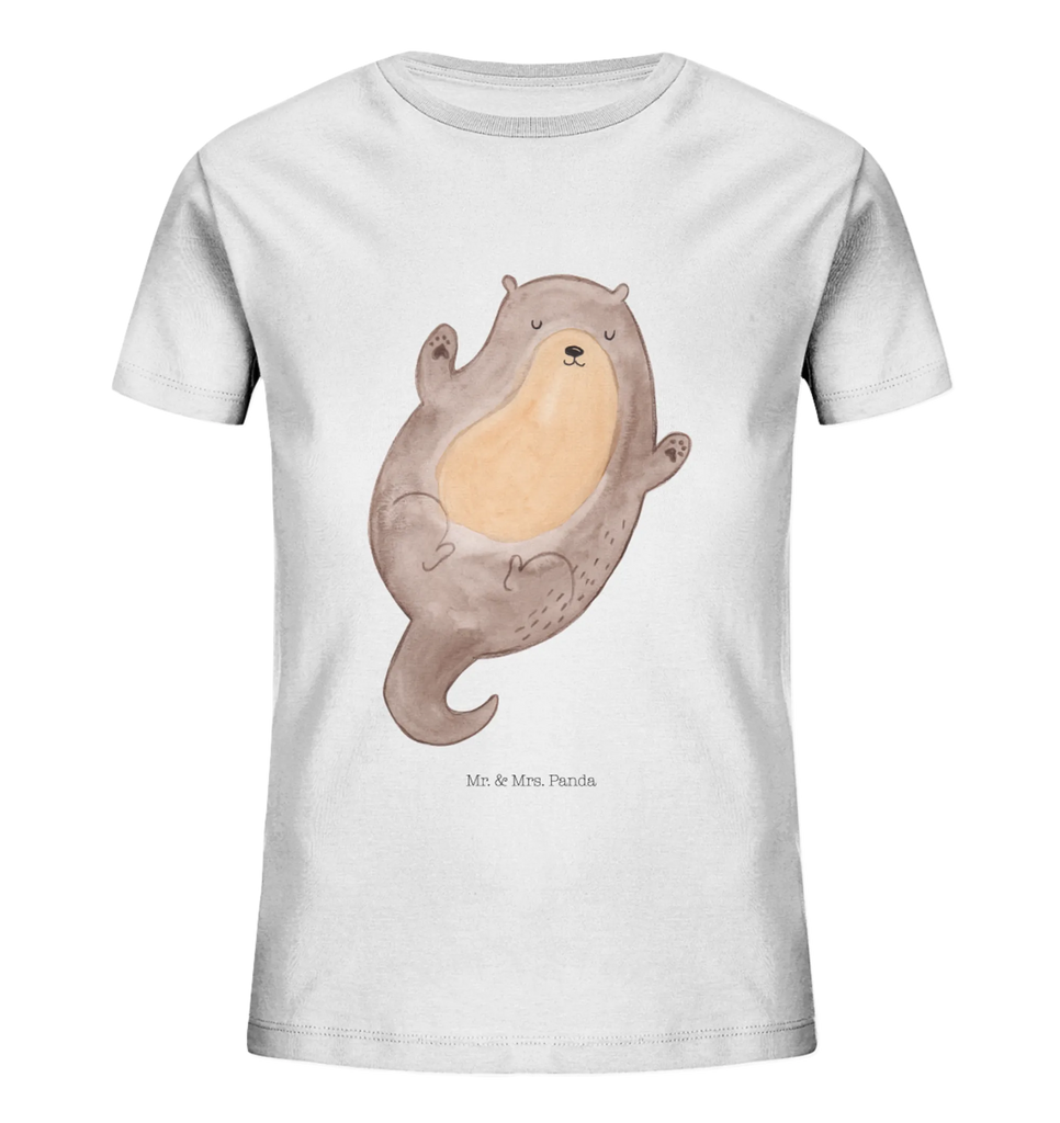 Organiczna koszulka dziecięca wydra Przytulić Kinder T-Shirt, Kinder T-Shirt Jungen, Kinder T-Shirt Mädchen, Otter, Seeotter, Fischotter, Otter Seeotter See Otter