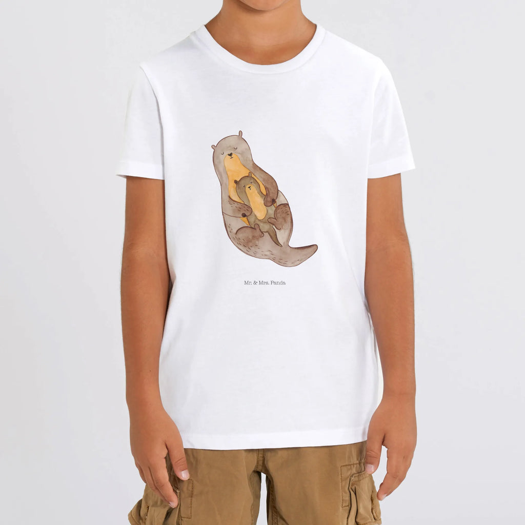 Organiczna koszulka dziecięca wydra dziecko Kinder T-Shirt Mädchen, Kinder T-Shirt Jungen, Kinder T-Shirt, Otter, Seeotter, Fischotter, Otter Seeotter See Otter