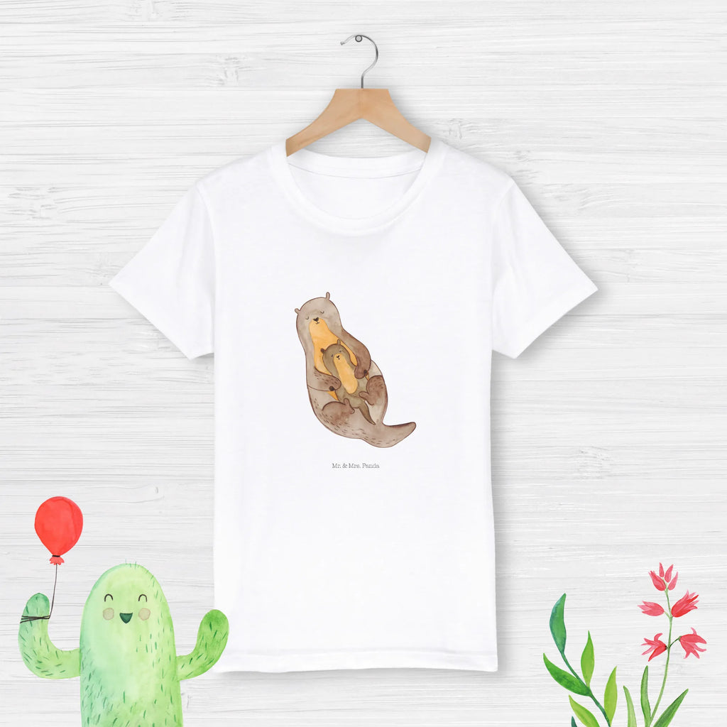 Organiczna koszulka dziecięca wydra dziecko Kinder T-Shirt Mädchen, Kinder T-Shirt Jungen, Kinder T-Shirt, Otter, Seeotter, Fischotter, Otter Seeotter See Otter