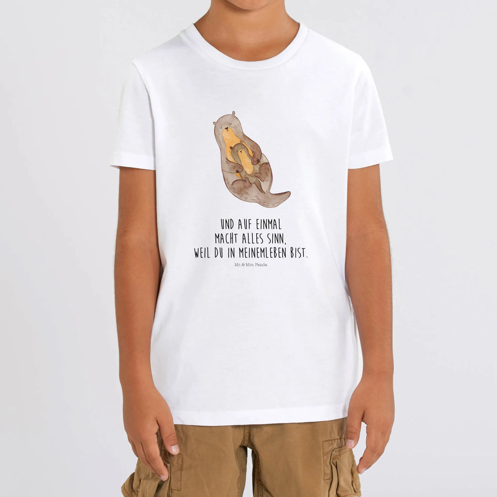 Organiczna koszulka dziecięca wydra dziecko Kinder T-Shirt Mädchen, Kinder T-Shirt Jungen, Kinder T-Shirt, Otter, Seeotter, Fischotter, Otter Seeotter See Otter