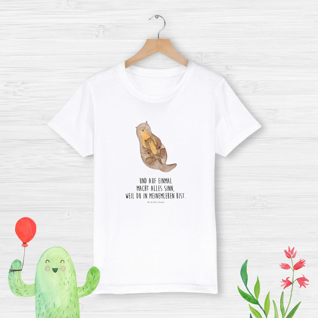 Organiczna koszulka dziecięca wydra dziecko Kinder T-Shirt Mädchen, Kinder T-Shirt Jungen, Kinder T-Shirt, Otter, Seeotter, Fischotter, Otter Seeotter See Otter