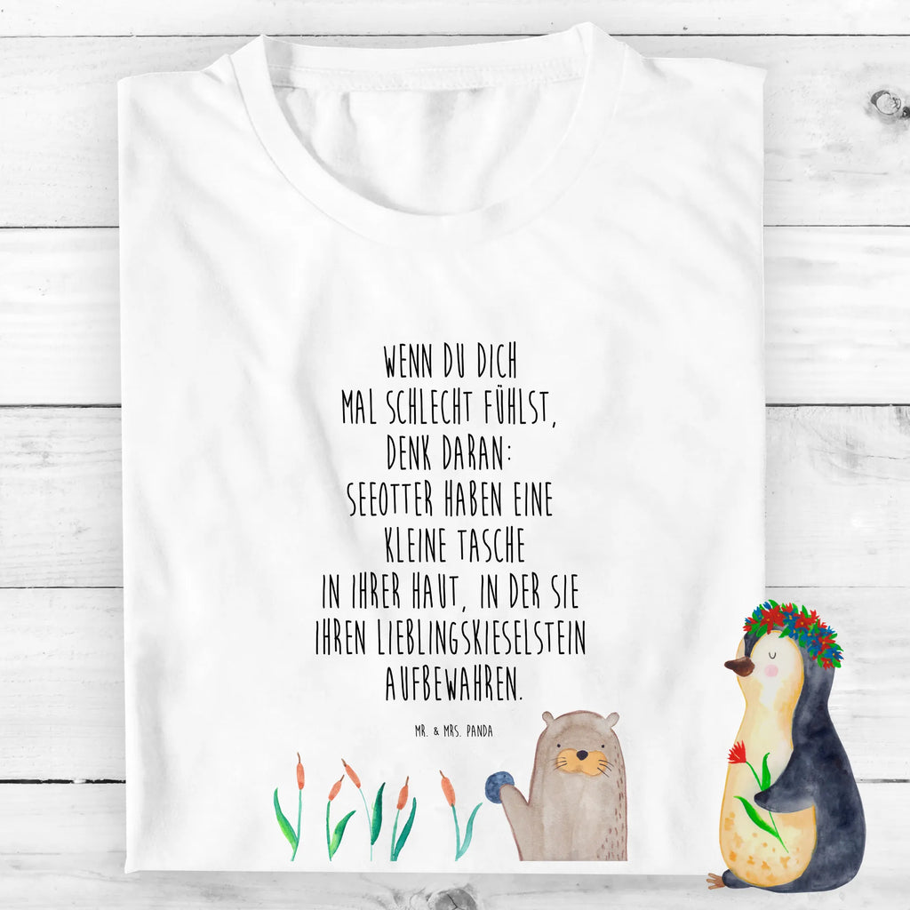 Organiczna koszulka dziecięca wydra kamień Kinder T-Shirt Jungen, Kinder T-Shirt Mädchen, Kinder T-Shirt, Otter, Seeotter, Fischotter, Otter Seeotter See Otter
