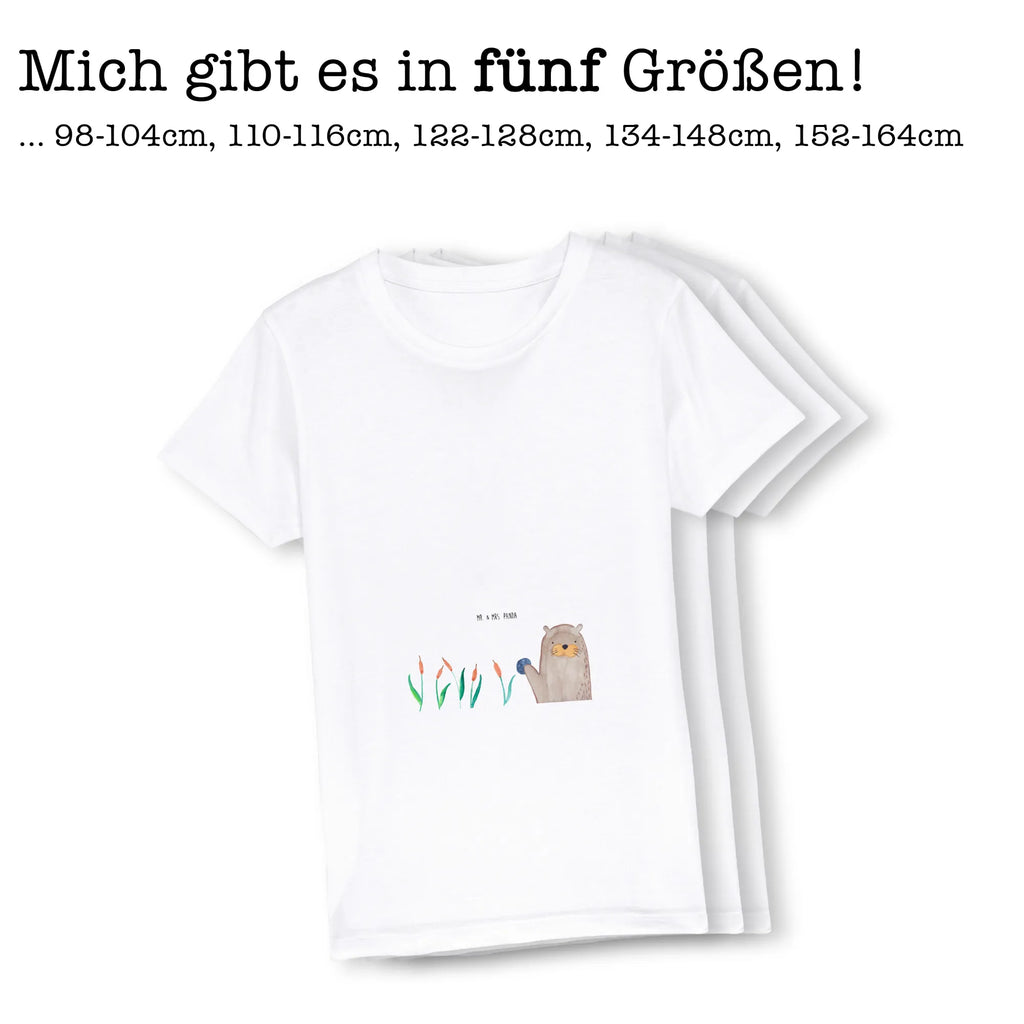Organiczna koszulka dziecięca wydra kamień Kinder T-Shirt Jungen, Kinder T-Shirt Mädchen, Kinder T-Shirt, Otter, Seeotter, Fischotter, Otter Seeotter See Otter