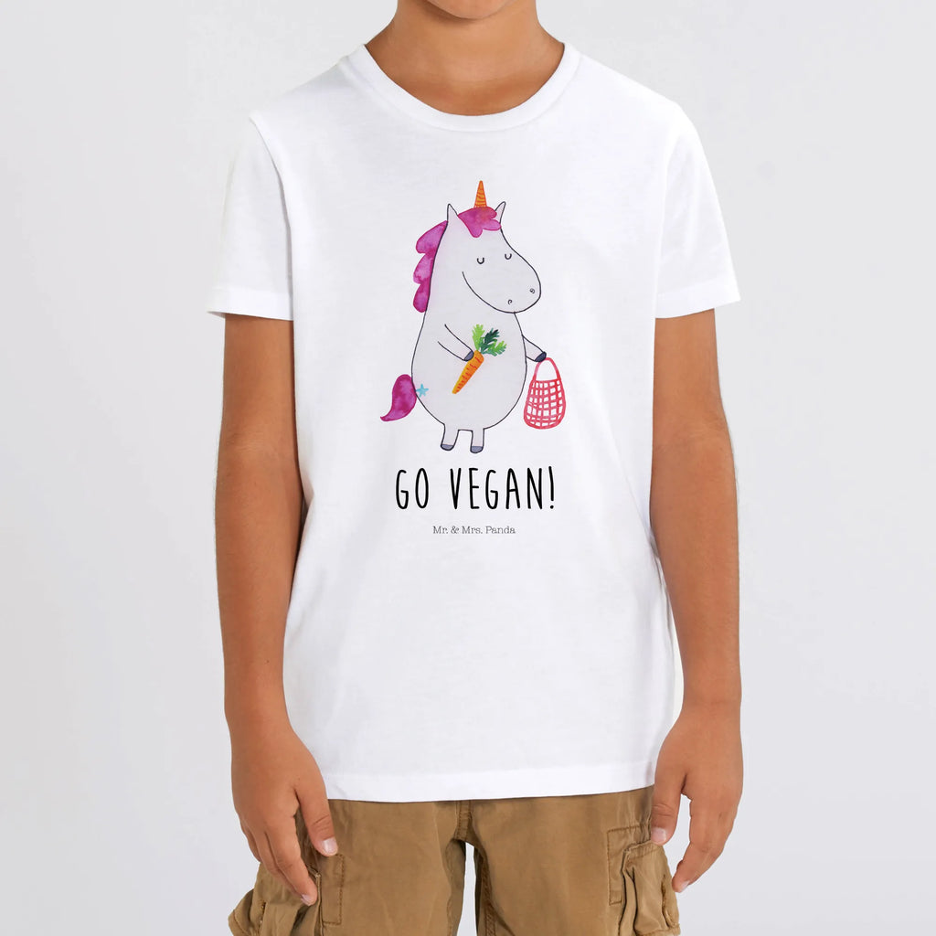 Organiczna koszulka dziecięca Jednorożec Wegański Kinder T-Shirt, Kinder T-Shirt Mädchen, Kinder T-Shirt Jungen, Unicorn, Einhörner, Einhorn Deko, Einhorn, Gesund Leben, Gesund essen, Veganer, Rohkost, Vegetariar, Vegan, Veganismus