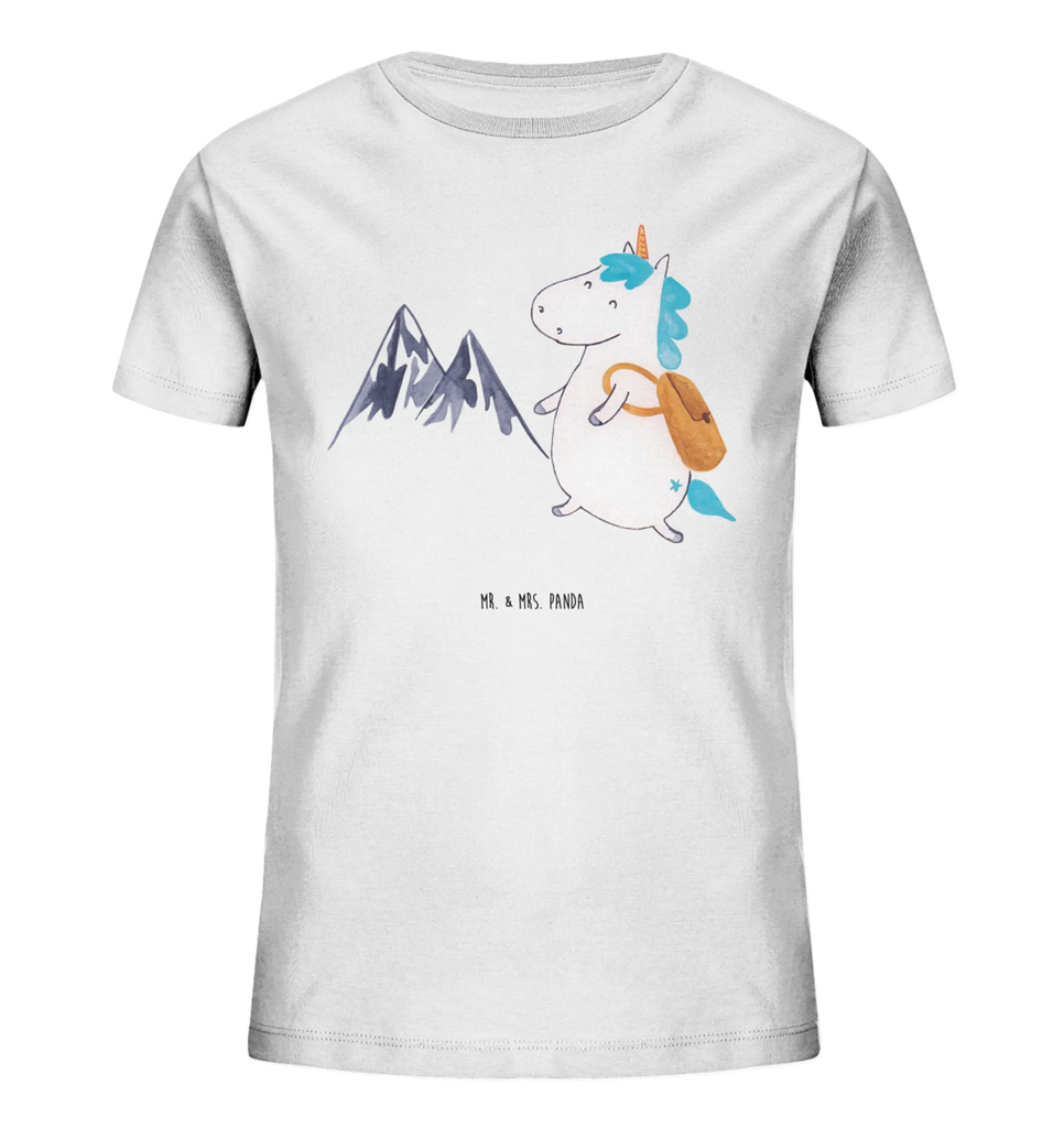 Organiczna koszulka dziecięca jednorożec alpinista Kinder T-Shirt Jungen, Kinder T-Shirt Mädchen, Kinder T-Shirt, Unicorn, Einhörner, Einhorn Deko, Einhorn, Abenteurer, Berge, Bergsteiger, Weltenbummler, Weltreise, Entdecker, Reisen, Urlaub, Abenteuer