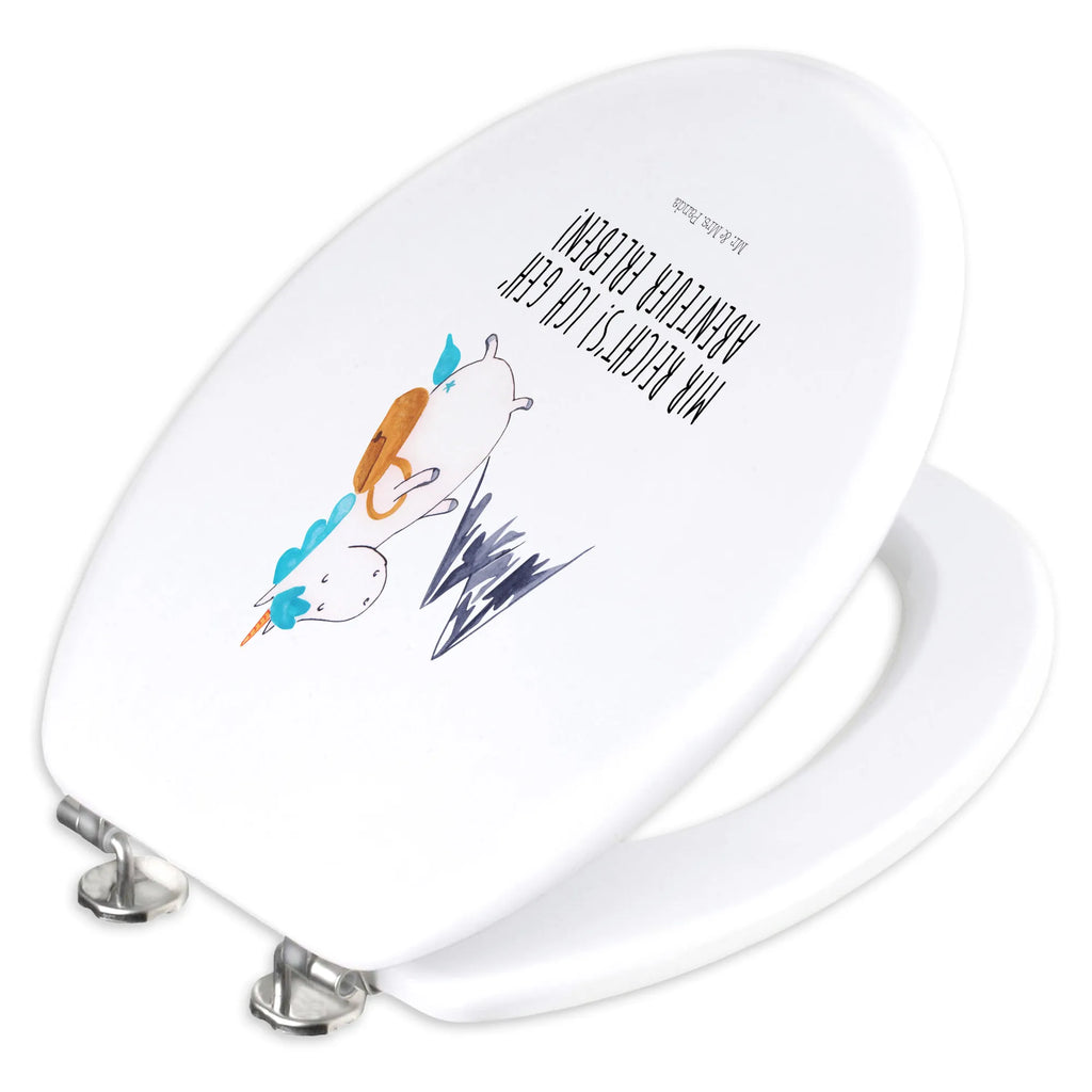 Motiv WC Sitz Einhorn Bergsteiger WC-Sitz, Toilettendeckel, Klobrille, Klodeckel, Toilette, Einhorn, Einhörner, Einhorn Deko, Unicorn, Abenteurer, Urlaub, Weltenbummler, Reisen, Bergsteiger, Weltreise, Berge, Abenteuer, Entdecker