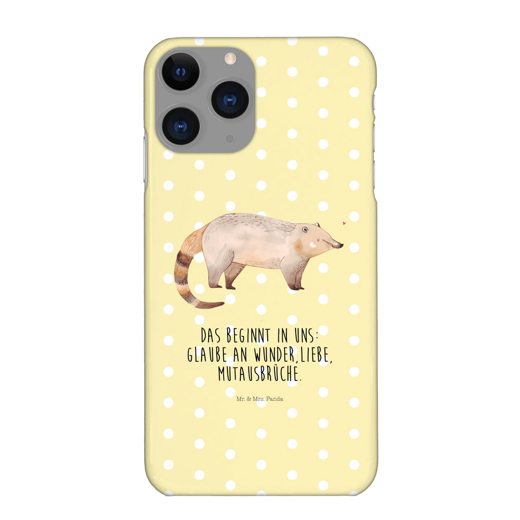 Etui na iPhone 10 Koati Iphone 10, Handycover, Handyhülle, Handy Case, Hülle, Cover, Handy, Iphone X, Lustige Sprüche, Tiermotive, Tiere, Gute Laune, Nasenbären, Nasenbär, Rüsselbär, Bär