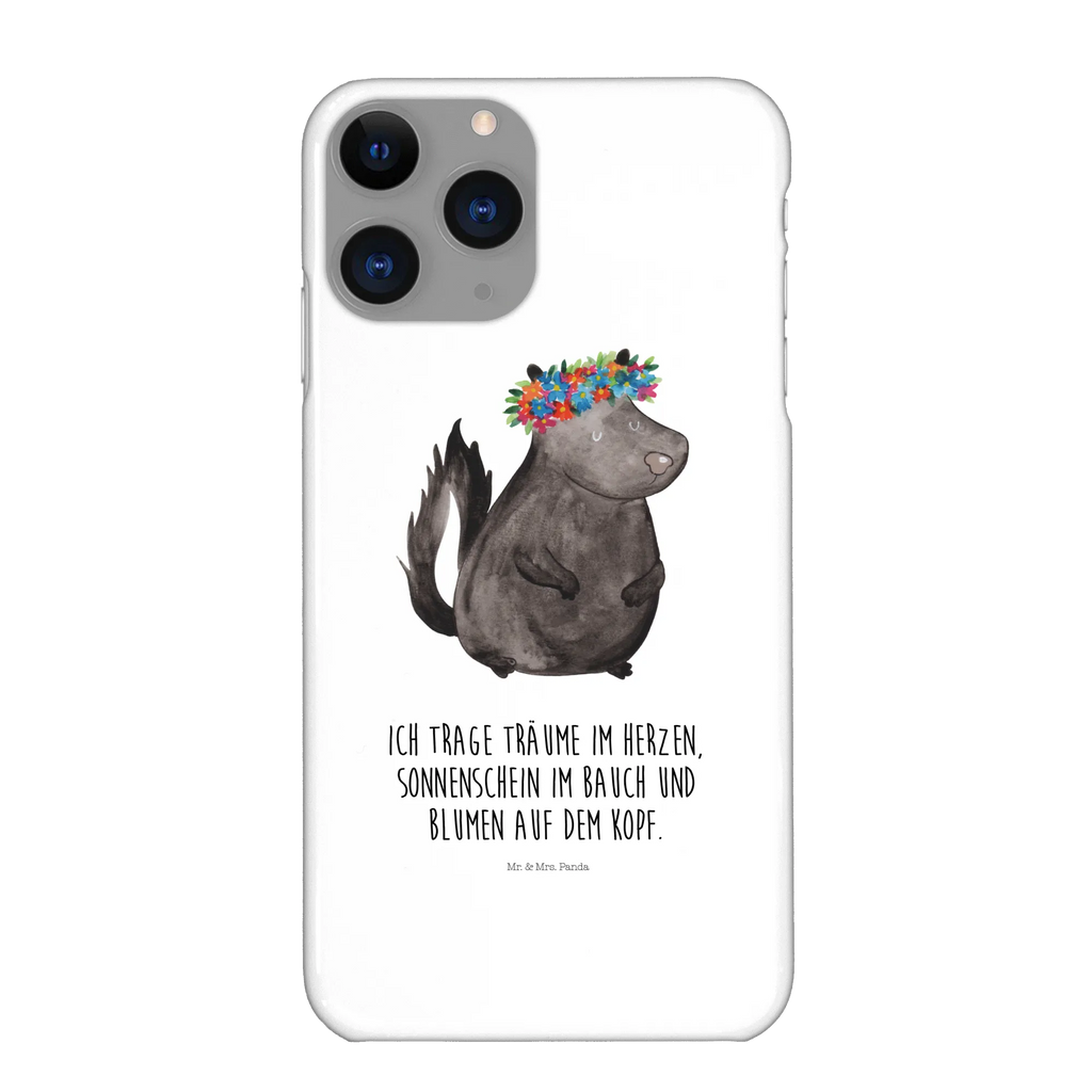 Handyhülle Stinktier Mädchen Cover, Hülle, Handy Case, Iphone 10, Handycover, Handyhülle, Iphone X, Handy, Stinktier, Skunk, Stinker, Namaste, Wildtier, Yoga, Raubtier, Stinki