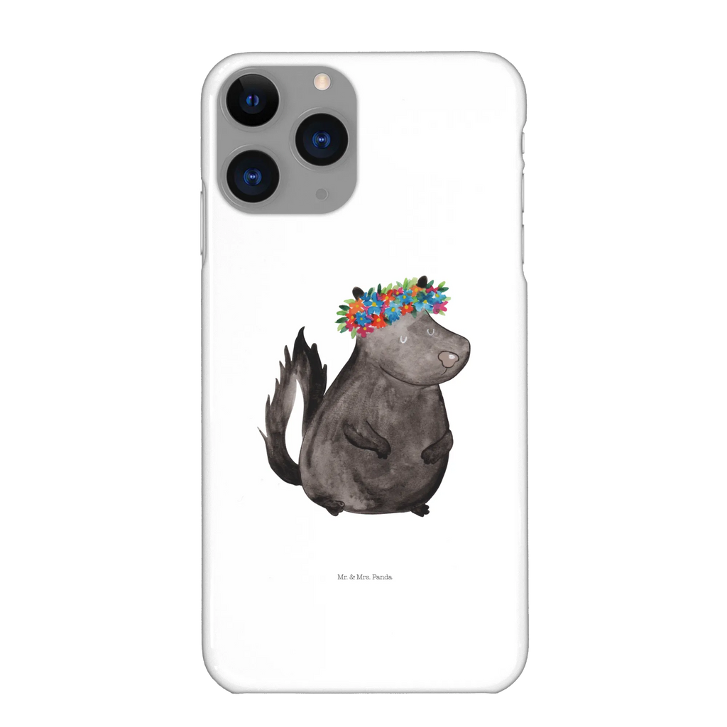 Handyhülle Stinktier Mädchen Cover, Hülle, Handy Case, Iphone 10, Handycover, Handyhülle, Iphone X, Handy, Stinktier, Skunk, Stinker, Namaste, Wildtier, Yoga, Raubtier, Stinki