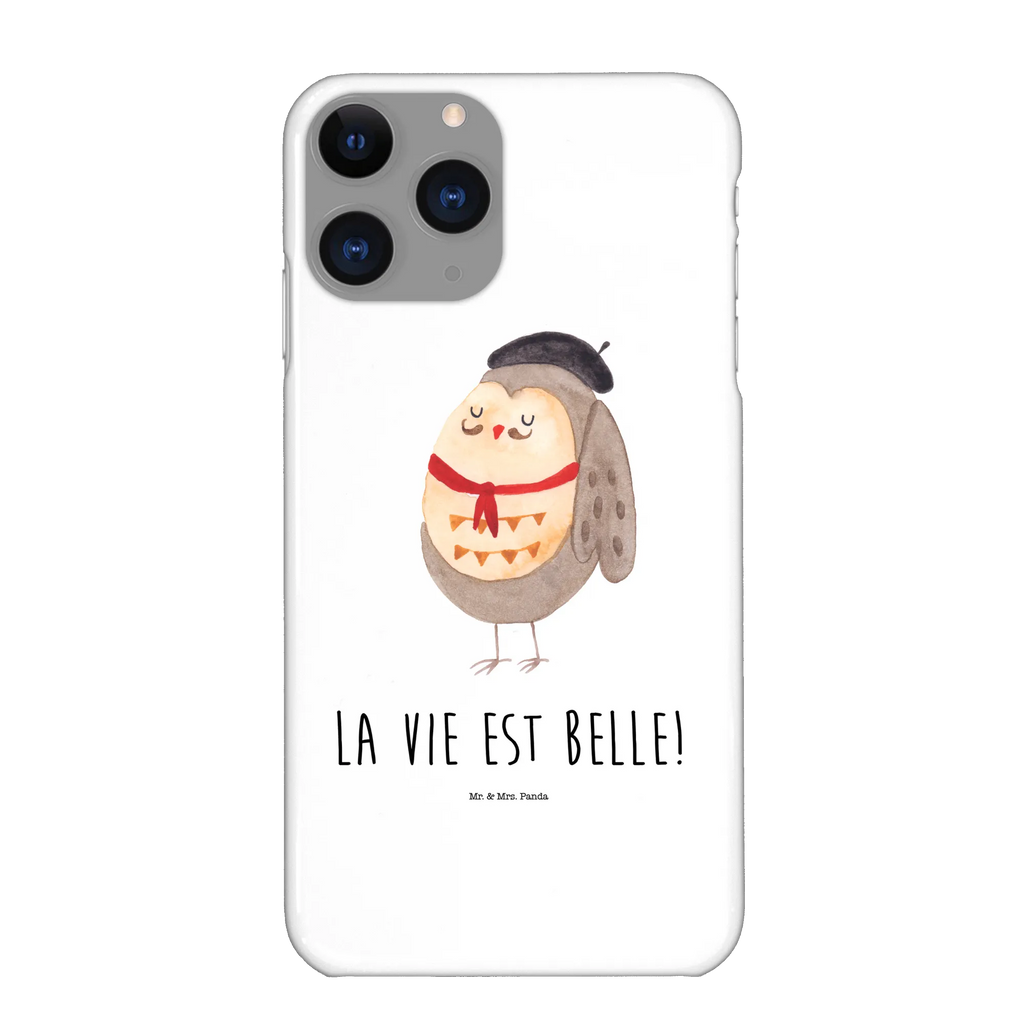 Etui na iPhone 10 sowa Francja Handyhülle, Handy Case, Iphone 10, Hülle, Iphone X, Handycover, Handy, Cover, Eule, Frankreich, Eulen, La Vie Est Belle, Spruch Französisch, Hibou, Spruch schön, Eule Deko, Das Leben Ist schön, Owl