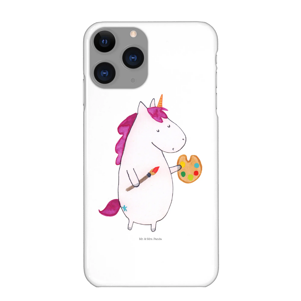 Handyhülle Einhorn Künstler Handyhülle, Hülle, Cover, Handy Case, Iphone X, Handycover, Handy, Iphone 10, Unicorn, Einhorn, Einhorn Deko, Einhörner, Maler, Englisch, Farbe, Artist, Zeichnen, Welt, Geschenk, Malen, Stift, Künstler, Pinsel