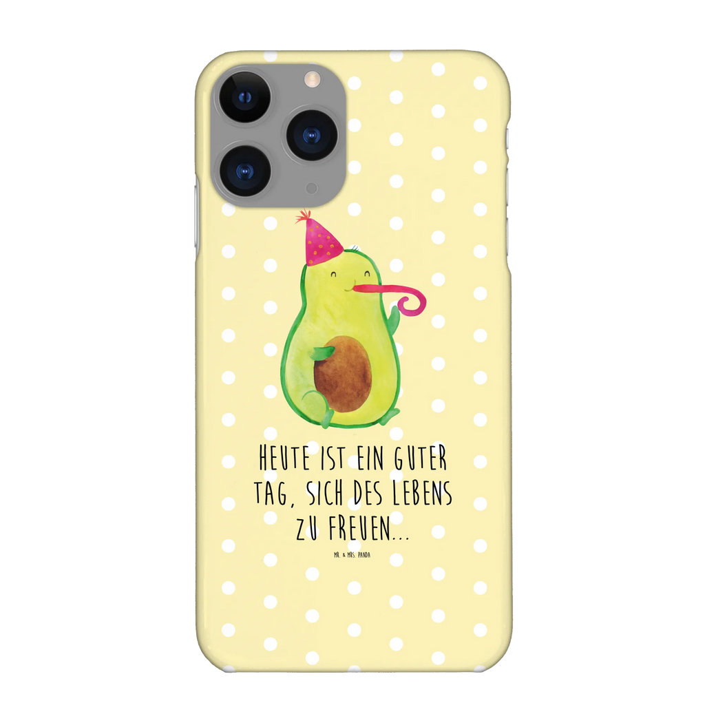 Handyhülle Avocado Feier Handy, Hülle, Handy Case, Cover, Iphone X, Handycover, Handyhülle, Iphone 10, Veggie, Avocado, Gesund, Vegan, Geburtstag, Feier, Tröte, Gute Laune, Party, Fete, Feierlichkeit