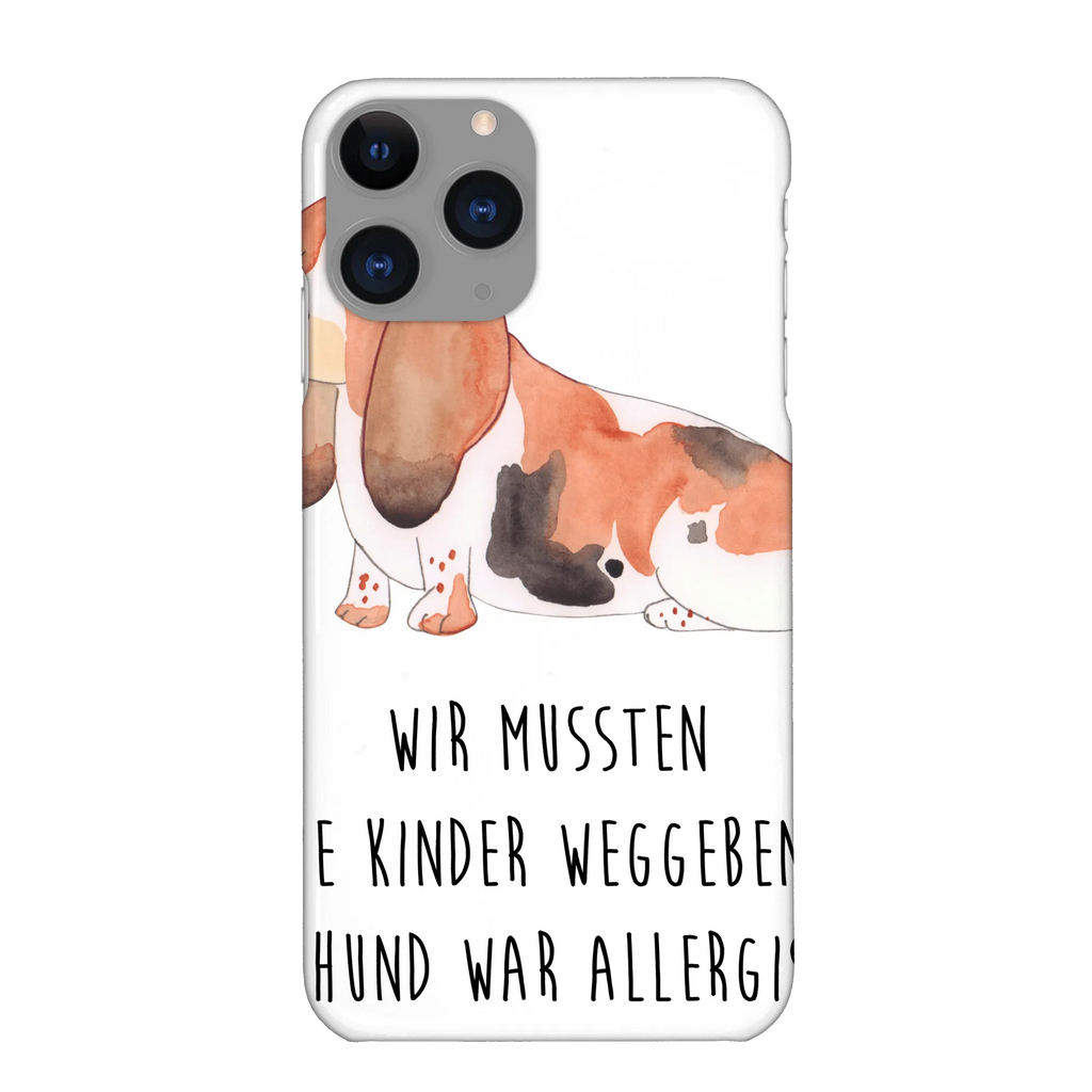 Etui na iPhone 11 pies Basset Hound Pies, motyw psa, zwierzę domowe, rasa psa, miłośnik zwierząt, właściciel psa, powiedzenia