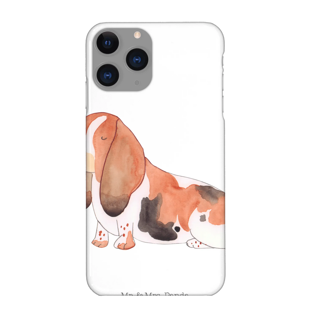 Etui na iPhone 11 pies Basset Hound Pies, motyw psa, zwierzę domowe, rasa psa, miłośnik zwierząt, właściciel psa, powiedzenia