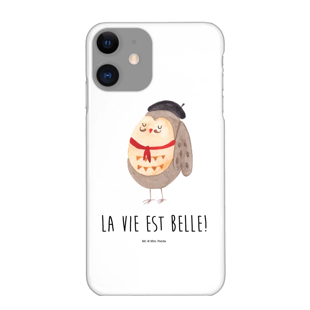 Etui na iPhone 10 sowa Francja Handyhülle, Handy Case, Iphone 10, Hülle, Iphone X, Handycover, Handy, Cover, Eule, Frankreich, Eulen, La Vie Est Belle, Spruch Französisch, Hibou, Spruch schön, Eule Deko, Das Leben Ist schön, Owl