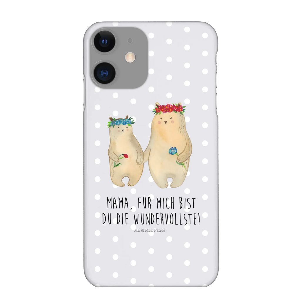 Handyhülle Bären mit Blumenkranz Iphone 10, Handyhülle, Hülle, Iphone X, Cover, Handy Case, Handycover, Handy, Vatertag, Bruder, Schwester, Opa, Familie, Muttertag, Mama, Oma, Papa, Kinder, Beste Mutter, Mami, Lieblingsmama, Tochter, Bär, Geschenk Mama. Muttertag, Weltbeste Mama, Family, Töchter, Bären, Lieblingsmensch, Kind, Mutti, Mutter, Vorbild